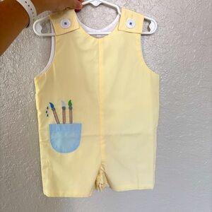 NWOT The Beaufort Bonnet Company Toddler Romper Sz 18-24 months